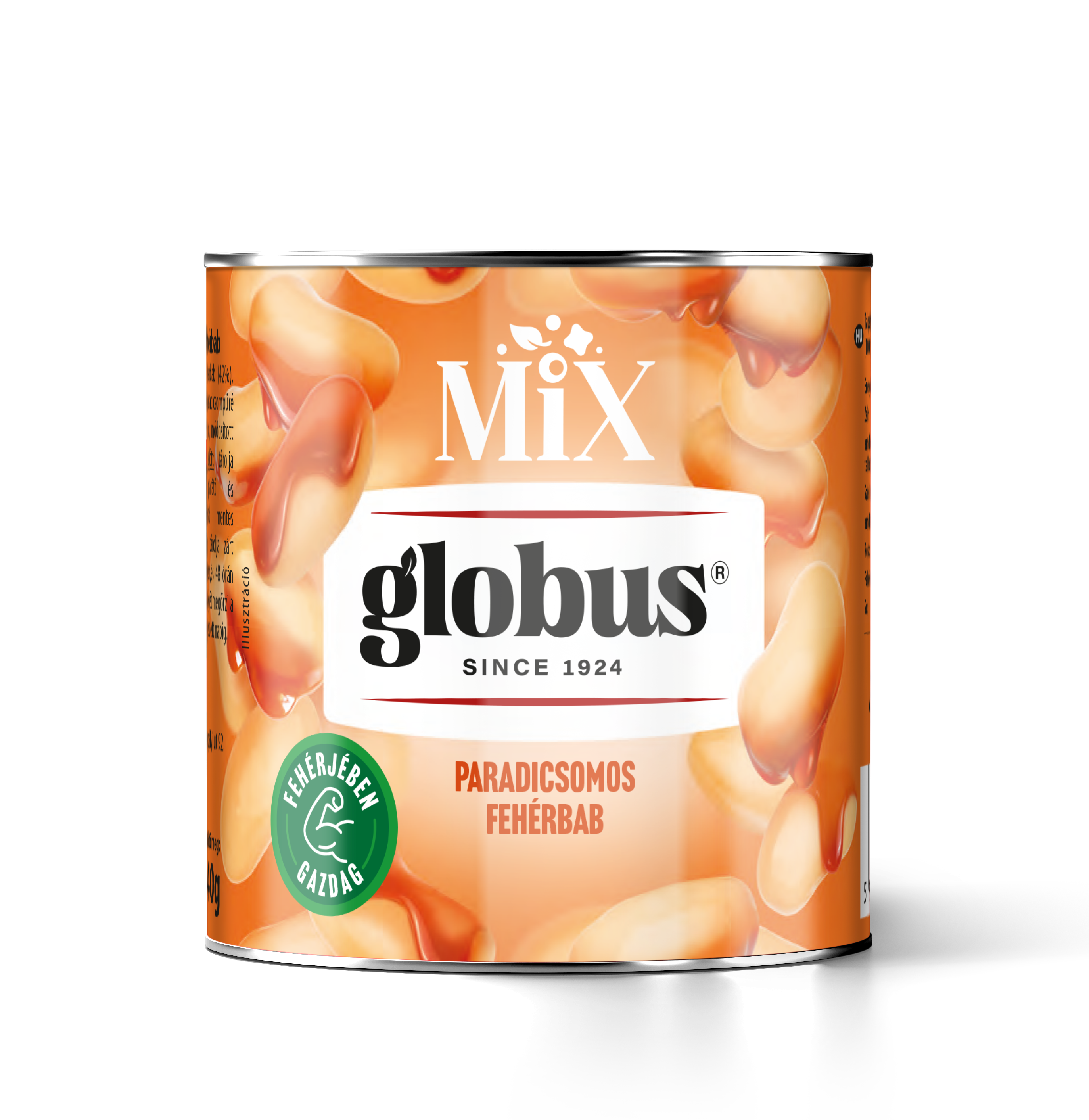 GLOBUS Paradicsomos fehérbab 400g/240g
